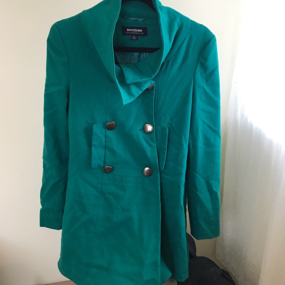 Teal jacket